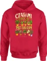 Czasami trochę przesadzam ogród sadzenie podlewanie pasja Męska bluza z kapturem 