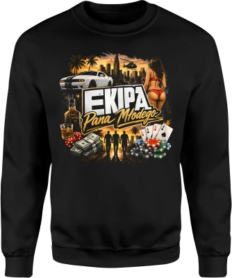 Ekipa Pana Młodego kawalerski impreza noc wolności pan młody Męska bluza