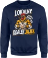 Lokalny dealer jajek kogut kury jajka  Męska bluza 