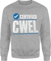 Certified Cwel mocne słowa mem uliczny styl Męska bluza 