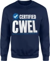 Certified Cwel mocne słowa mem uliczny styl Męska bluza 