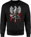 Polski wojownik rycerz patriotyczny honor wolność ojczyzna Męska bluza 