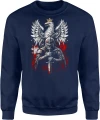 Polski wojownik rycerz patriotyczny honor wolność ojczyzna Męska bluza 