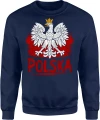 Orzeł Biały godło narodowe biało czerwoni duma Polaka Męska bluza 