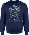 Motocyklista kask sportowy motor prędkość jazda maszyna Męska bluza 