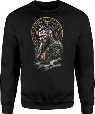 Wiking nordycki wojownik Valhalla legenda Skandynawia Męska bluza