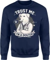Trust Me I'm A Dogtor pies lekarz Męska bluza 