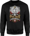 Polska Orzeł godło korona ojczyzna wolność honor Męska bluza 
