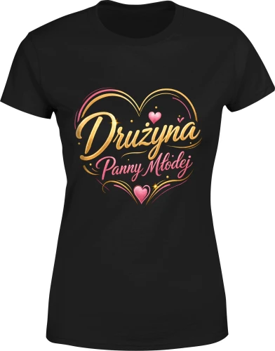 Drużyna Panny Młodej wieczór panieński ekipa dziewczyn Damska koszulka 