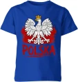 Polska Orzeł Biały godło patriotyczne biało czerwoni Dziecięca koszulka 