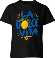 La Dolce Vita cytryna Włochy wakacje Dziecięca koszulka 