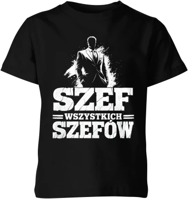 Szef wszystkich szefów kierownik lider boss Dziecięca koszulka