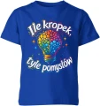 Ile kropek tyle pomysłów kreatywność inspiracja szkoła Dzień Kropki Dziecięca koszulka 