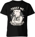 Trust Me I'm A Dogtor pies lekarz Dziecięca koszulka 