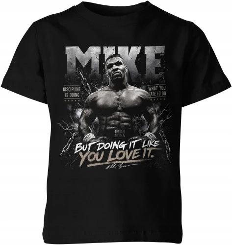 Mike Tyson boks legenda sport mistrz ringu Dziecięca koszulka color:#000000