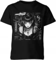 Anime goth girl demon horns manga japonia Dziecięca koszulka 