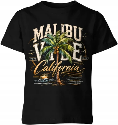 Malibu California palm summer beach  Dziecięca koszulka