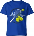 Tennis heartbeat racket player training Dziecięca koszulka 