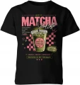 Matcha Latte Iced Herbata Zielona Napój Cafe Dziecięca koszulka 