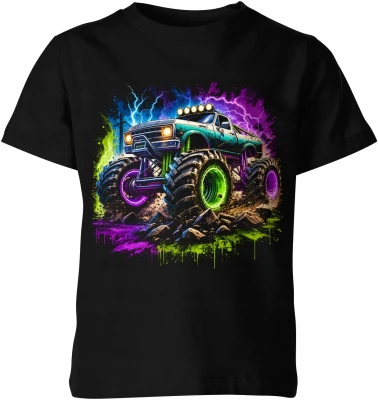 Monster Truck Off Road Terenówka 4x4 Dziecięca koszulka