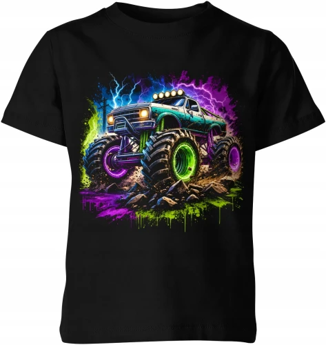 Monster Truck Off Road Terenówka 4x4 Dziecięca koszulka 