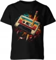 Kaseta magnetofonowa muzyka lata 80 Dziecięca koszulka 