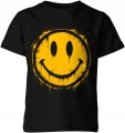 Smile face graffiti emoji happy Dziecięca koszulka 
