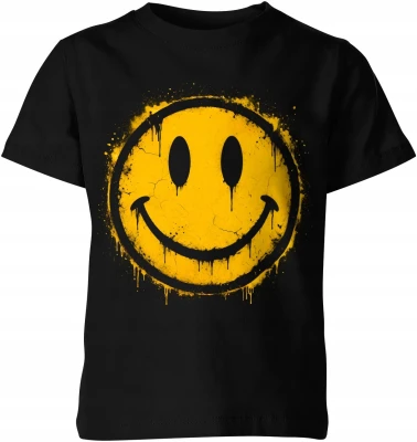 Smile face graffiti emoji happy Dziecięca koszulka