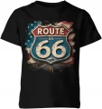 Route 66 Amerykańska Szosa Road Trip Dziecięca koszulka 
