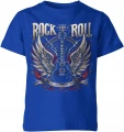 Rock And Roll Gitara Elektryczna Muzyka Rockowa Skrzydła Dziecięca koszulka 