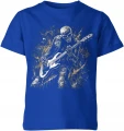 Rock Metal gitarzysta czaszka gitara elektryczna Dziecięca koszulka 