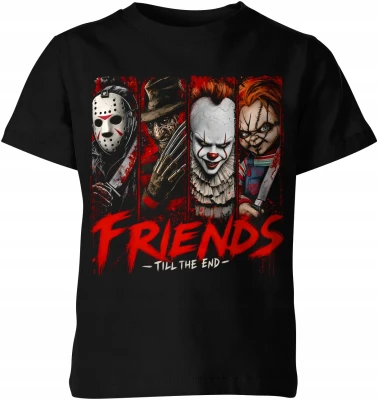 Kultowe postacie horroru friends till the end Dziecięca koszulka