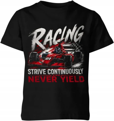 Racing Strive Continuously And Never Yield Dziecięca koszulka
