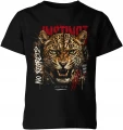 Instinct No Regrets leopard drapieżnik Dziecięca koszulka 