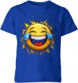 Emoji płaczę ze śmiechu emotka Dziecięca koszulka 
