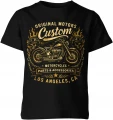Custom Motorcycles chopper biker motocykl oldschool Dziecięca koszulka 