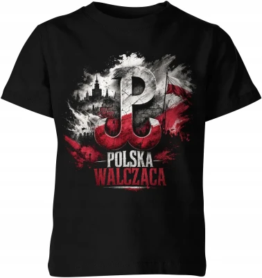 Polska Walcząca symbol PW duma wolność Dziecięca koszulka