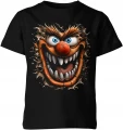 Szalony potwór creepy clown straszna bestia Dziecięca koszulka 