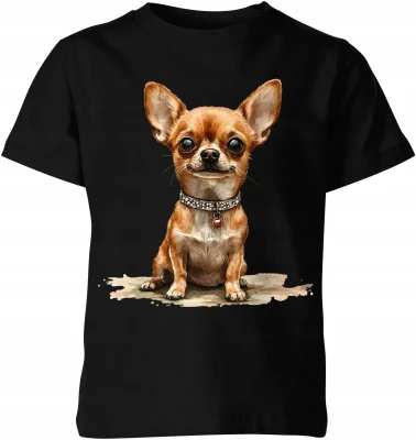 Chihuahua mini dog cute puppy funny Dziecięca koszulka