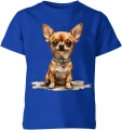Chihuahua mini dog cute puppy funny Dziecięca koszulka 