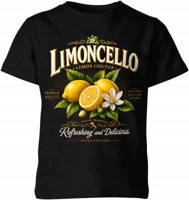 Limoncello cytryny sycylijskie włoski likier lemon Dziecięca koszulka