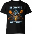 In Crypto We Trust bitcoin money Dziecięca koszulka 