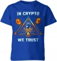 In Crypto We Trust bitcoin money Dziecięca koszulka 