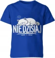 Nie dzisiaj kot śpioch leniwy zwierzak  Dziecięca koszulka 