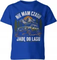 Nie mam czasu jadę do lasu Offroad wyprawa 4x4 survival terenówka Dziecięca koszulka 