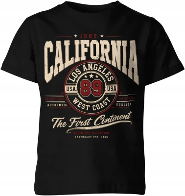 California Los Angeles West Coast 89 USA Dziecięca koszulka