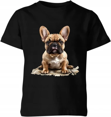 Buldog francuski puppy dog Dziecięca koszulka
