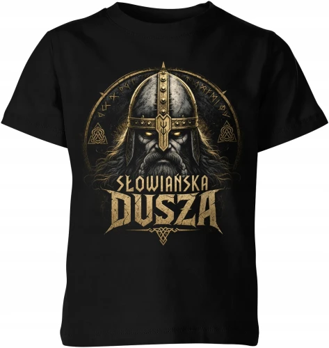 Słowiańska dusza wojownik legenda kultura słowian Dziecięca koszulka 