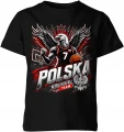 Polska Koszykówka Orzeł Reprezentacja Narodowa Kibic Dziecięca koszulka 
