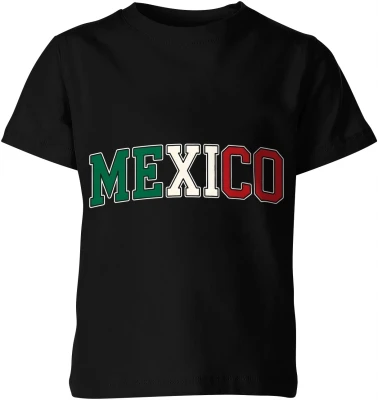 Mexico flaga Meksyk latino fiesta wakacje Dziecięca koszulka